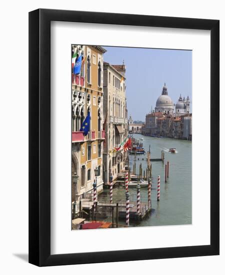 Grand Canal and Santa Maria Della Salute, Venice, UNESCO World Heritage Site, Veneto, Italy, Europe-Amanda Hall-Framed Photographic Print