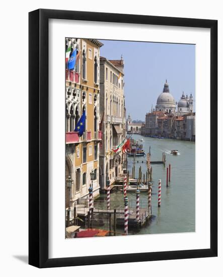 Grand Canal and Santa Maria Della Salute, Venice, UNESCO World Heritage Site, Veneto, Italy, Europe-Amanda Hall-Framed Photographic Print