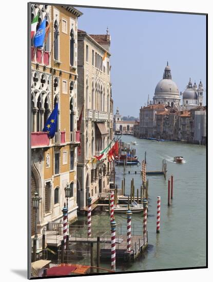 Grand Canal and Santa Maria Della Salute, Venice, UNESCO World Heritage Site, Veneto, Italy, Europe-Amanda Hall-Mounted Photographic Print