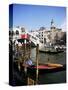 Grand Canal and the Rialto Bridge, Unesco World Heritage Site, Venice, Veneto, Italy-Philip Craven-Stretched Canvas