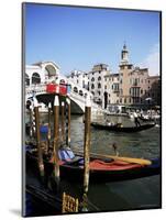 Grand Canal and the Rialto Bridge, Unesco World Heritage Site, Venice, Veneto, Italy-Philip Craven-Mounted Photographic Print