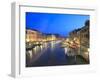 Grand Canal at Dusk, Venice, UNESCO World Heritage Site, Veneto, Italy, Europe-Amanda Hall-Framed Photographic Print