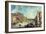 Grand Canal At San Vio-Canaletto-Framed Art Print