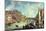 Grand Canal At San Vio-Canaletto-Mounted Art Print