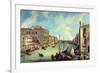 Grand Canal At San Vio-Canaletto-Framed Art Print