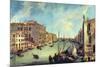 Grand Canal At San Vio-Canaletto-Mounted Art Print