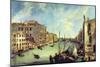 Grand Canal At San Vio-Canaletto-Mounted Art Print
