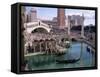 Grand Canal at the Venetian, Las Vegas, Nevada, USA-Kim Hart-Framed Stretched Canvas