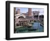 Grand Canal at the Venetian, Las Vegas, Nevada, USA-Kim Hart-Framed Photographic Print