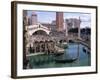 Grand Canal at the Venetian, Las Vegas, Nevada, USA-Kim Hart-Framed Photographic Print