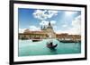 Grand Canal & Basilica Venice-null-Framed Premium Giclee Print