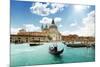 Grand Canal & Basilica Venice-null-Mounted Premium Giclee Print