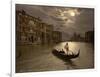 Grand Canal by Moonlight, 1890s-Science Source-Framed Giclee Print