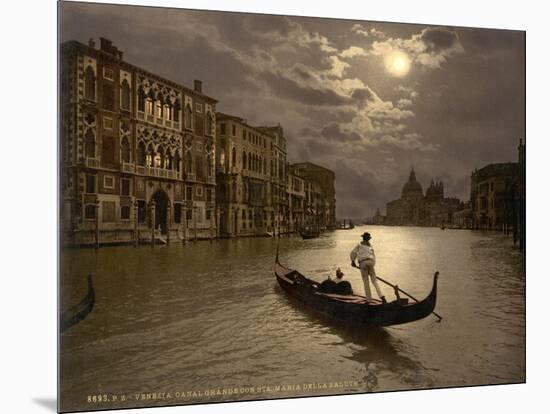 Grand Canal by Moonlight, 1890s-Science Source-Mounted Giclee Print