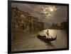 Grand Canal by Moonlight, 1890s-Science Source-Framed Giclee Print