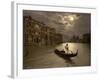 Grand Canal by Moonlight, 1890s-Science Source-Framed Giclee Print