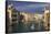 Grand Canal from Accademia bridge in winter morning sun, Venice, UNESCO World Heritage Site, Veneto-Eleanor Scriven-Framed Stretched Canvas