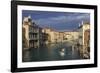 Grand Canal from Accademia bridge in winter morning sun, Venice, UNESCO World Heritage Site, Veneto-Eleanor Scriven-Framed Photographic Print