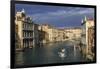 Grand Canal from Accademia bridge in winter morning sun, Venice, UNESCO World Heritage Site, Veneto-Eleanor Scriven-Framed Photographic Print