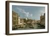 Grand Canal from Palazzo Flangini to Palazzo Bembo, C.1740-Canaletto-Framed Giclee Print