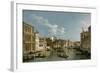 Grand Canal from Palazzo Flangini to Palazzo Bembo, C.1740-Canaletto-Framed Giclee Print