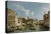 Grand Canal from Palazzo Flangini to Palazzo Bembo, C.1740-Canaletto-Stretched Canvas