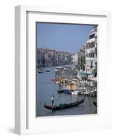 Grand Canal from Rialto Bridge, Venice Italy-Peter Thompson-Framed Photographic Print