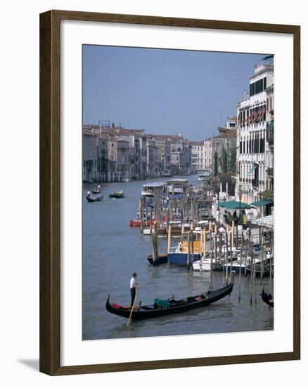 Grand Canal from Rialto Bridge, Venice Italy-Peter Thompson-Framed Photographic Print