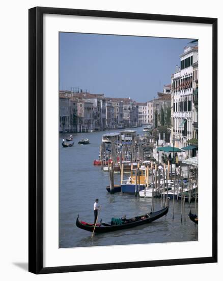 Grand Canal from Rialto Bridge, Venice Italy-Peter Thompson-Framed Photographic Print