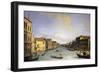 Grand Canal from the Palazzo Balbi-Canaletto-Framed Giclee Print