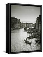 Grand Canal from the Rialto, Venice, Italy-Jon Arnold-Framed Stretched Canvas