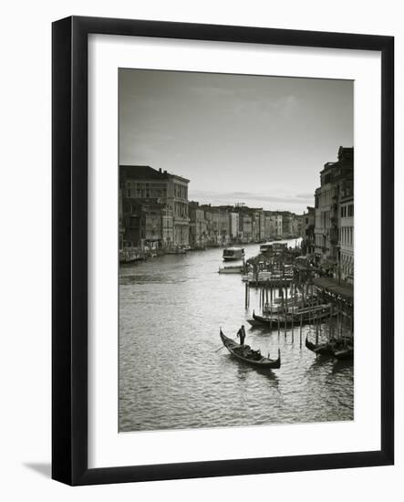 Grand Canal from the Rialto, Venice, Italy-Jon Arnold-Framed Photographic Print