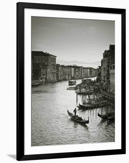 Grand Canal from the Rialto, Venice, Italy-Jon Arnold-Framed Photographic Print