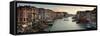 Grand Canal from the Rialto, Venice, Italy-Jon Arnold-Framed Stretched Canvas