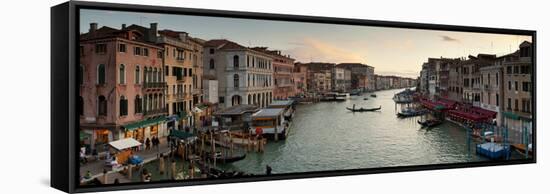 Grand Canal from the Rialto, Venice, Italy-Jon Arnold-Framed Stretched Canvas