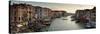 Grand Canal from the Rialto, Venice, Italy-Jon Arnold-Stretched Canvas