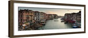 Grand Canal from the Rialto, Venice, Italy-Jon Arnold-Framed Photographic Print