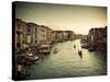 Grand Canal from the Rialto, Venice, Italy-Jon Arnold-Stretched Canvas