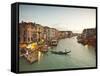 Grand Canal from the Rialto, Venice, Italy-Jon Arnold-Framed Stretched Canvas