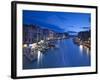 Grand Canal from the Rialto, Venice, Italy-Jon Arnold-Framed Photographic Print