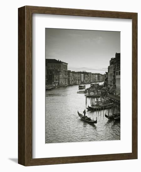 Grand Canal from the Rialto, Venice, Italy-Jon Arnold-Framed Photographic Print