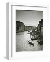 Grand Canal from the Rialto, Venice, Italy-Jon Arnold-Framed Photographic Print