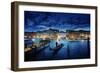 Grand Canal in Sunset Time, Venice, Italy-Iakov Kalinin-Framed Photographic Print