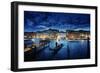 Grand Canal in Sunset Time, Venice, Italy-Iakov Kalinin-Framed Photographic Print