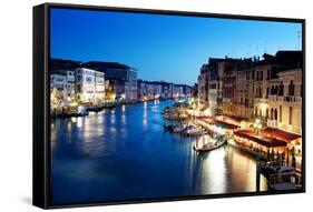 Grand Canal in Venice, Italy at Sunset-Iakov Kalinin-Framed Stretched Canvas