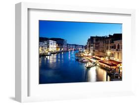 Grand Canal in Venice, Italy at Sunset-Iakov Kalinin-Framed Photographic Print