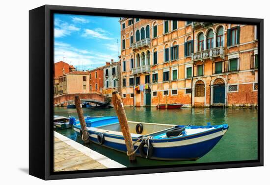 Grand Canal in Venice, Italy-Vakhrushev Pavel-Framed Stretched Canvas