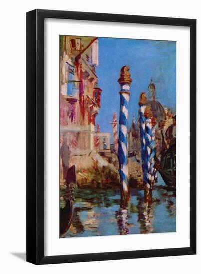 Grand Canal In Venice-Edouard Manet-Framed Art Print