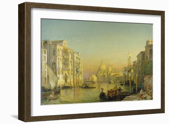 Grand Canal in Venice-Friedrich Nerly-Framed Giclee Print