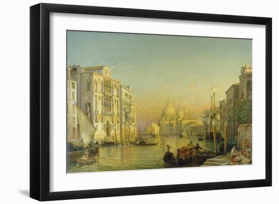 Grand Canal in Venice-Friedrich Nerly-Framed Giclee Print